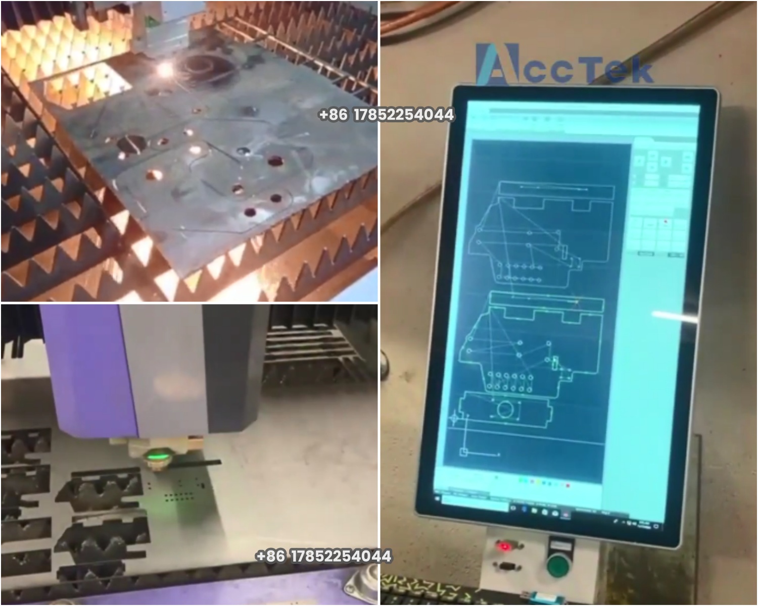 Industrial Laser Cutting Machine Price - AKJ1530F 2040 2060 2560 1000 واط