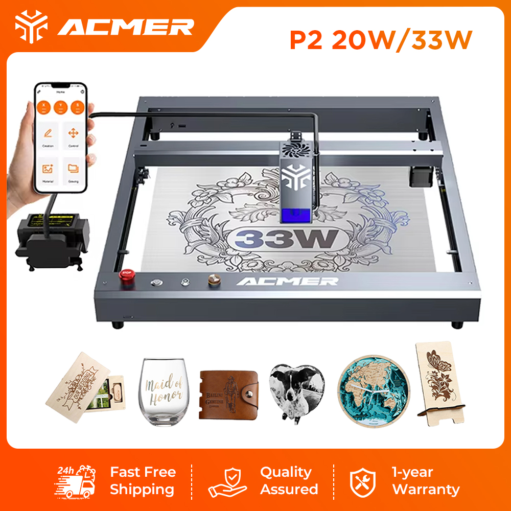 Industrial Laser Guide - آلة النقش والقطع بالليزر ACMER P2