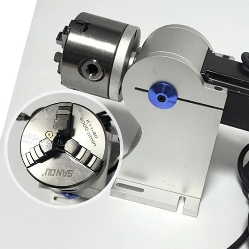 Rotary Axis Laser Engraver - محور دوار جديد D80 بقطر 80