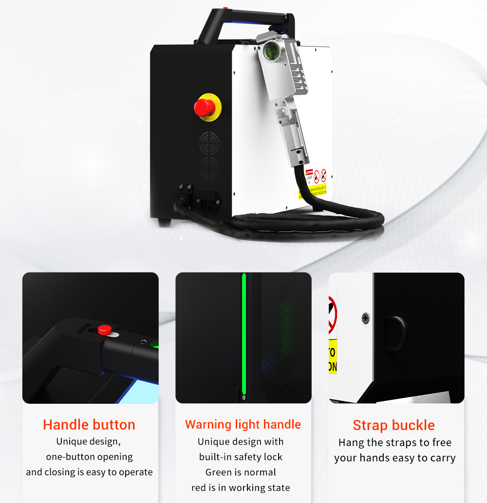 آلة تنظيف بالليزر النبضي المحم - مراجعة Portable Laser Rust Removal وسعره