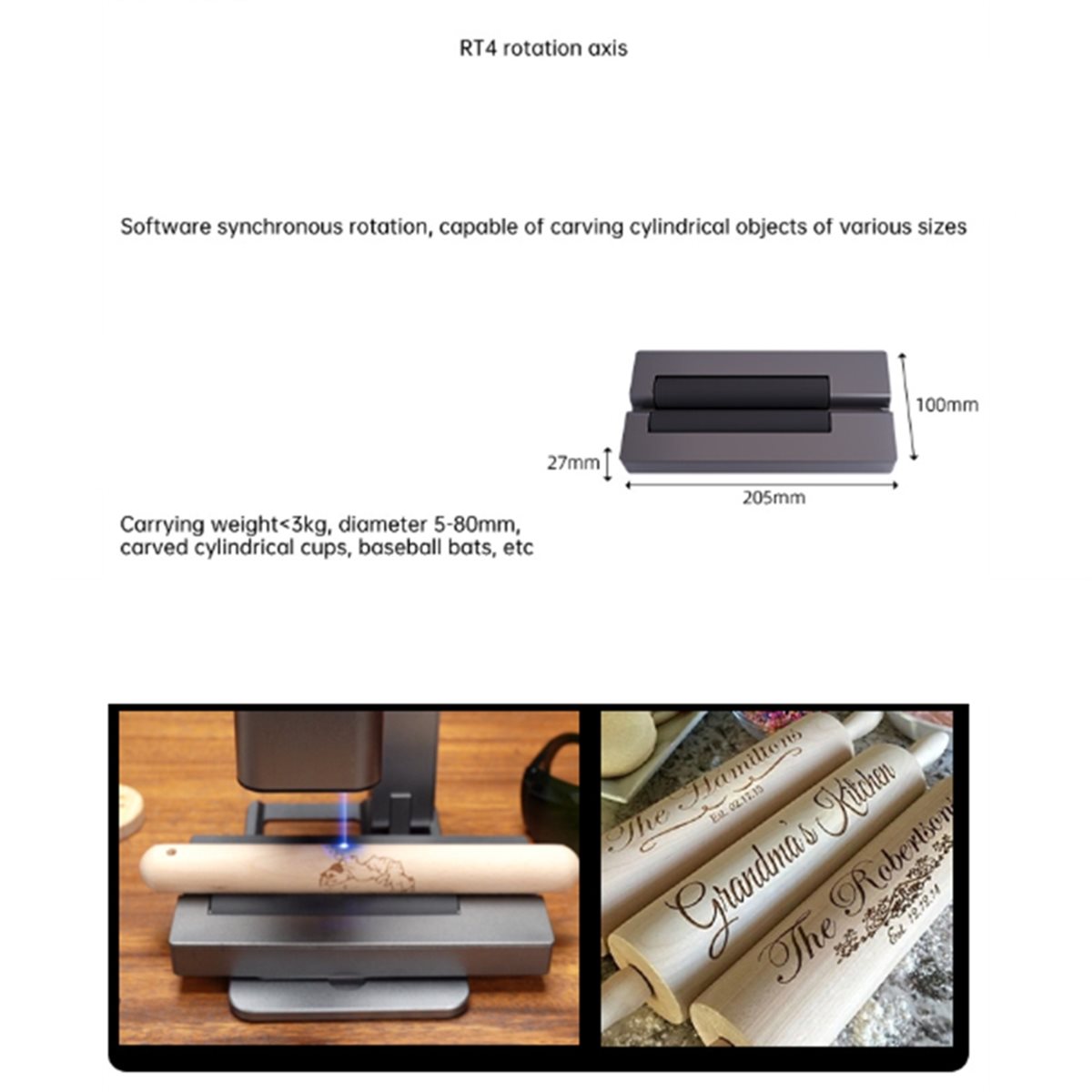 محور دوار R4 لآلة النقش بالليز - مراجعة Rotary Axis Laser Engraver وسعره