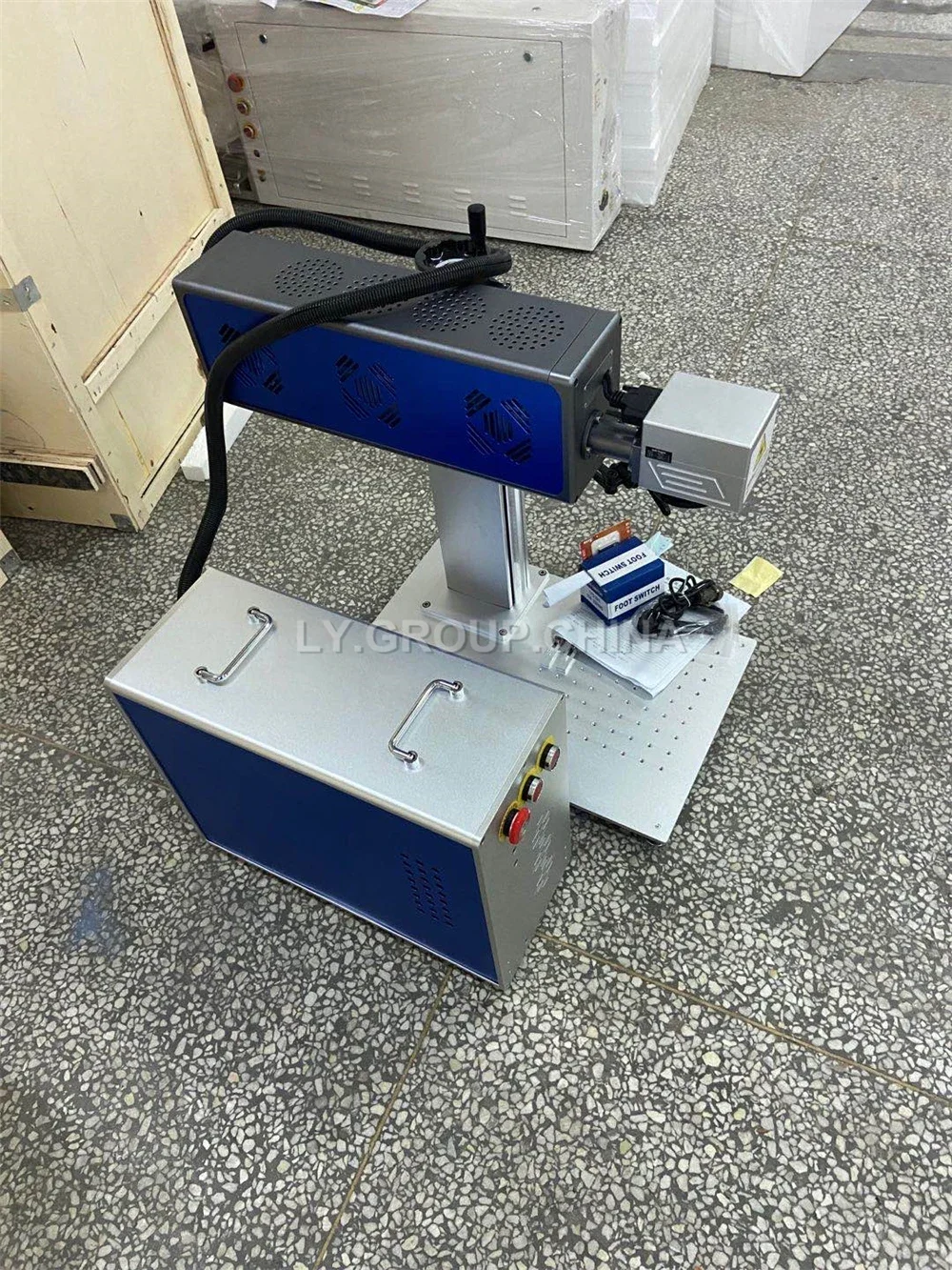 BJJCZ DAVI 40 واط Co2 آلة التع - مراجعة Rotary Axis Laser Engraver وسعره