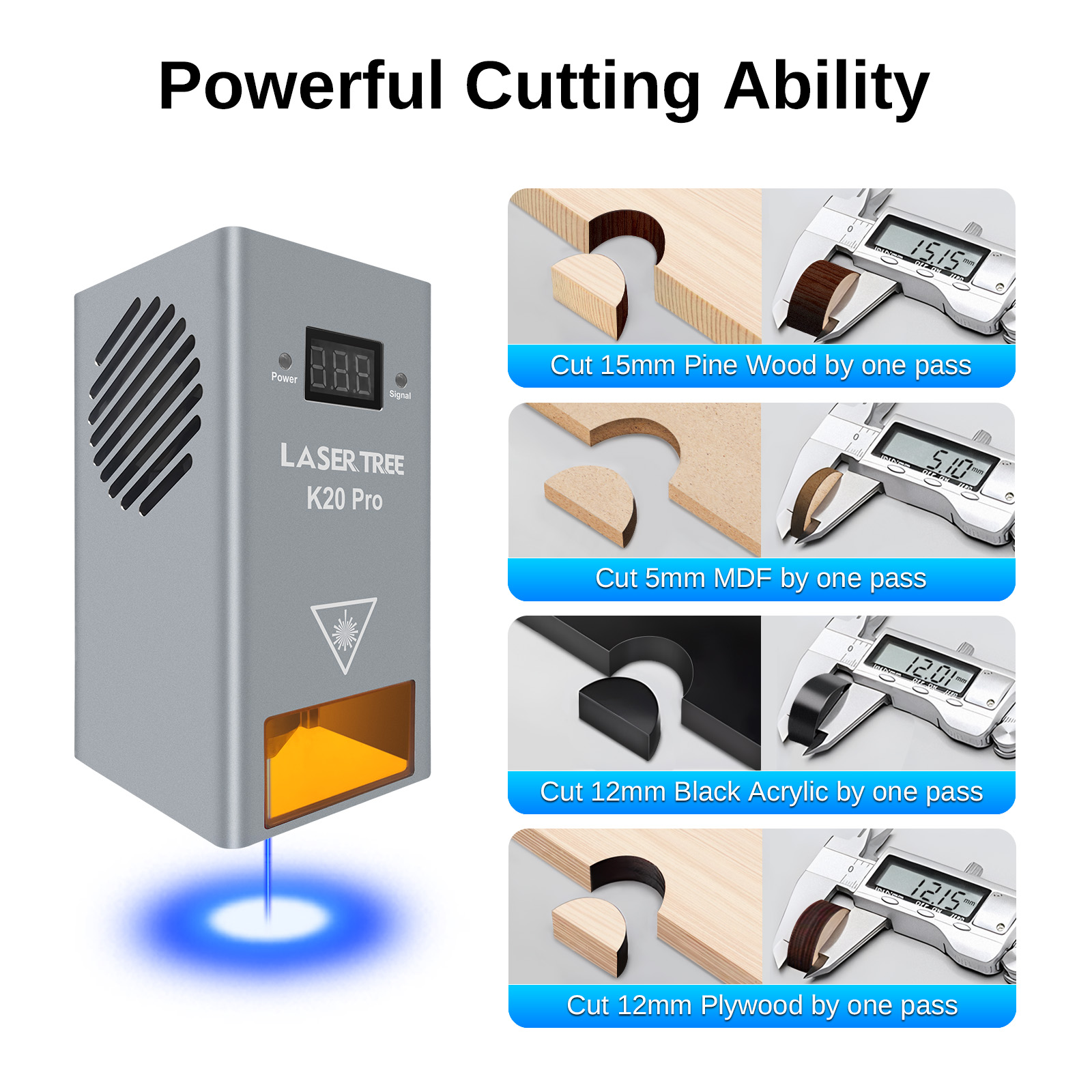 LASER TREE K20 20 واط رأس ليزر - مراجعة Industrial Laser Diode وسعره