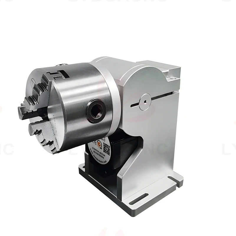 محور دوران رابع بثلاثة مخالب ع - مراجعة Rotary Axis Laser Engraver وسعره