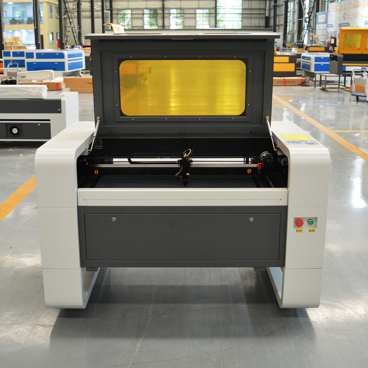 آلة قطع بالليزر صناعية 6090 بق - مراجعة Industrial Acrylic Laser Cutter وسعره